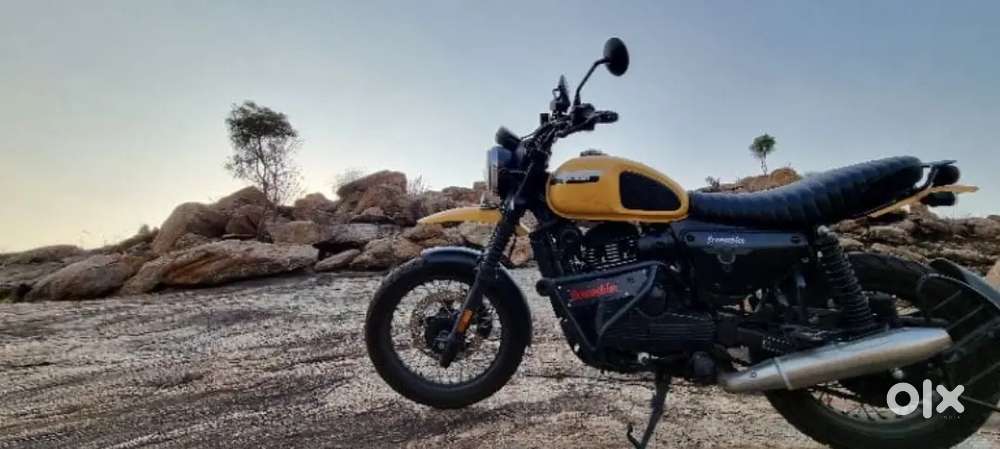 Well-Maintained 2022 Yezdi Scrambler – Yelling Yellow