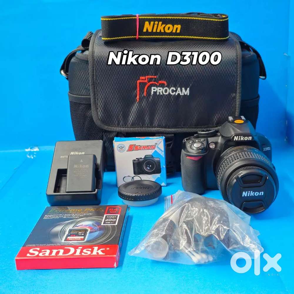 Nikon D3100 with DX AF-S 18-55mm Lens Lightweight Photography SK 9997.