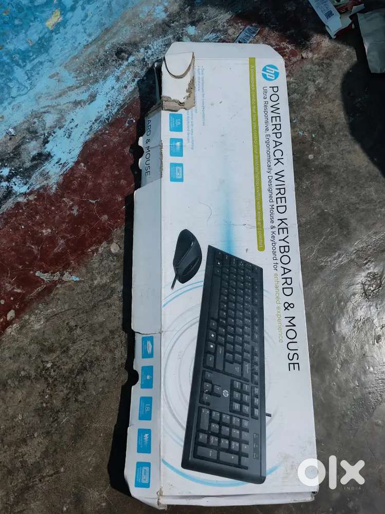 HP company keyboard and mouse only 600rs