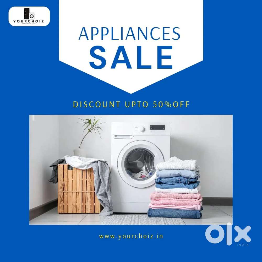 Refrigerator and washing machine with warranty and service