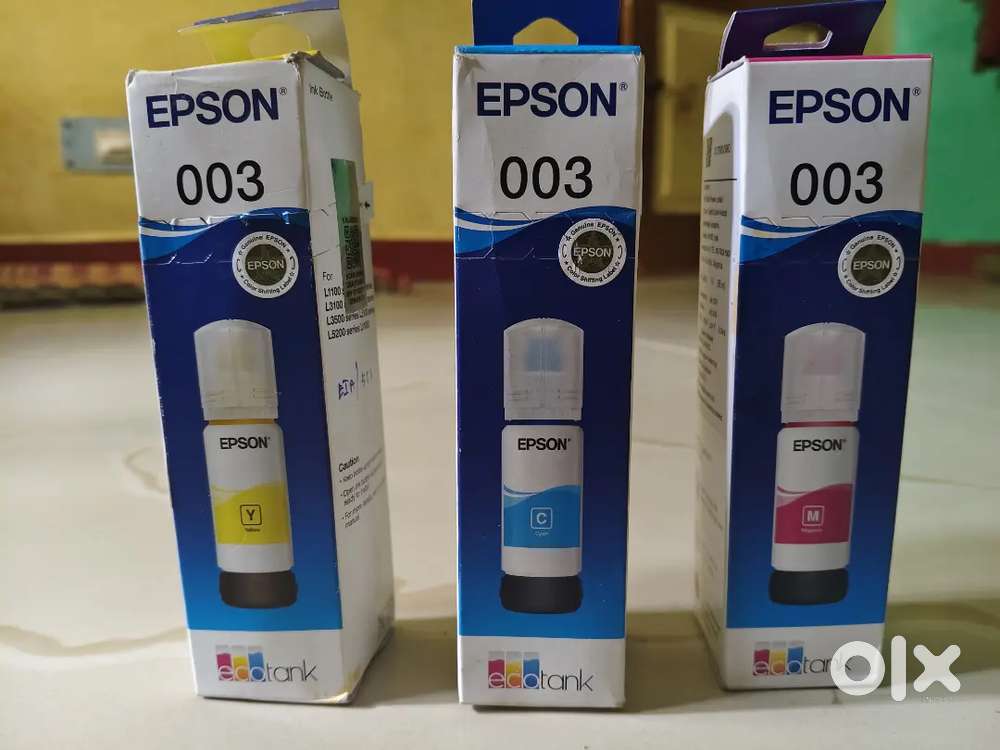 EPSON 003 COLOUR INK BOTTLE'S