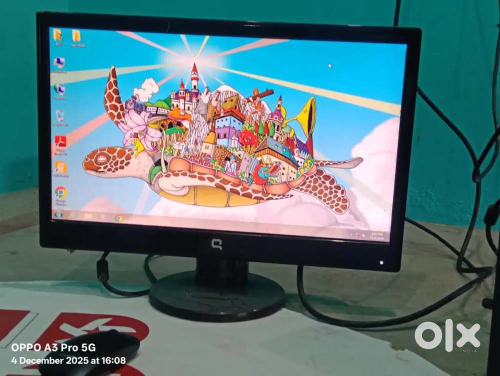 Hp Computer cpu ram 2gb computer size 18.5inch