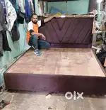 A doubles bed 6 by 6
