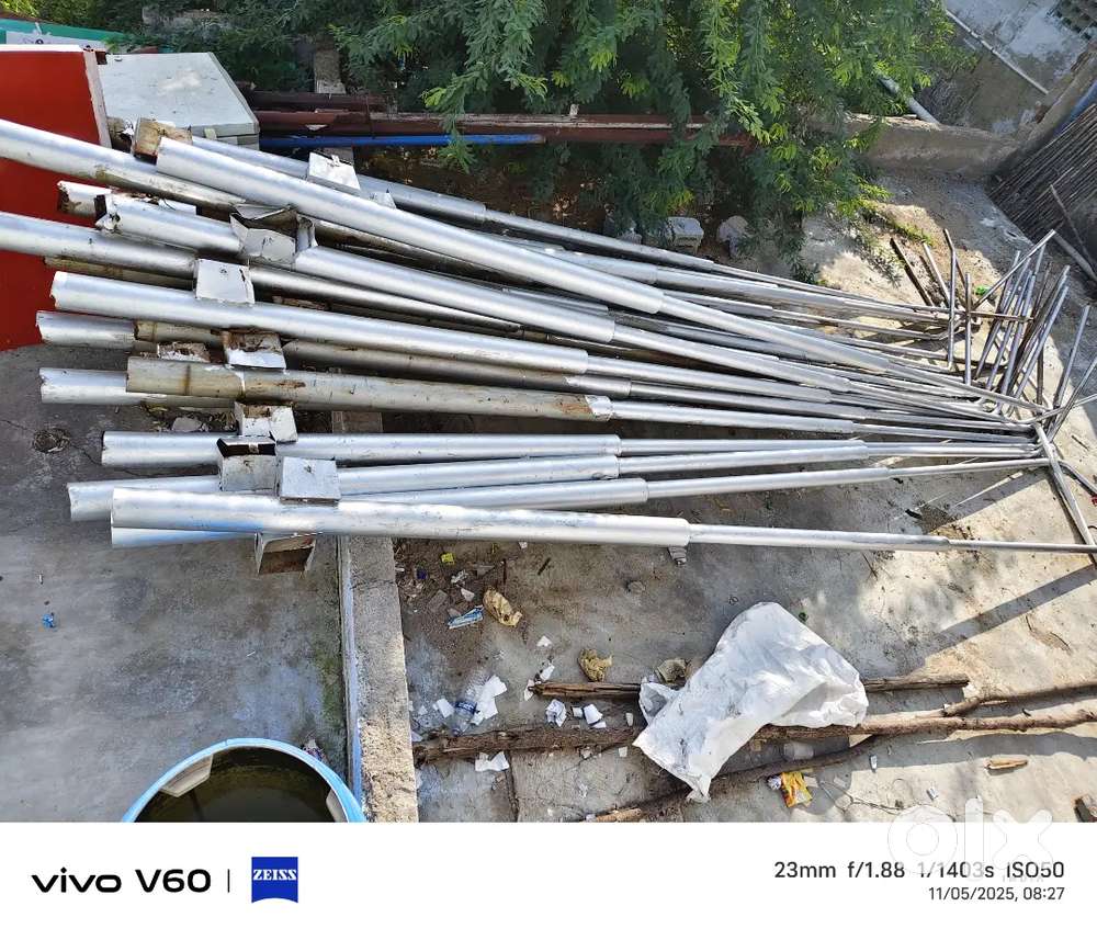 15 அடி உயரம் steel போஸ்ட் விற்பனைக்கு   contact me