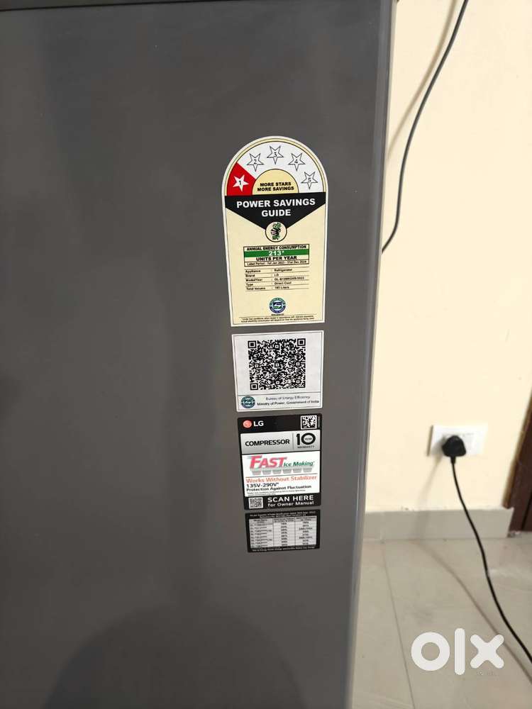 want to sell LG refrigerator 2023 model no. GL-B199RGXB/2023- 185 LTR