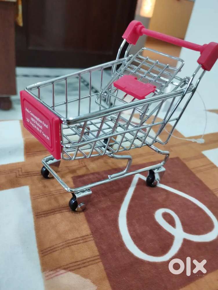 Mini playing shopping cart