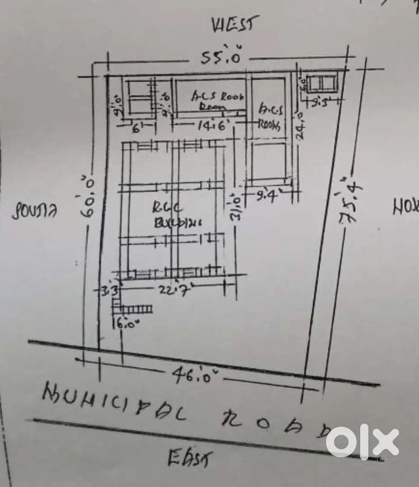 Want to sell property facing east in very good area in palwancha