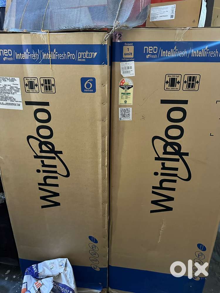 2 Whirlpool Fridges Unopened.