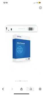 Firewall xgs 107 network security