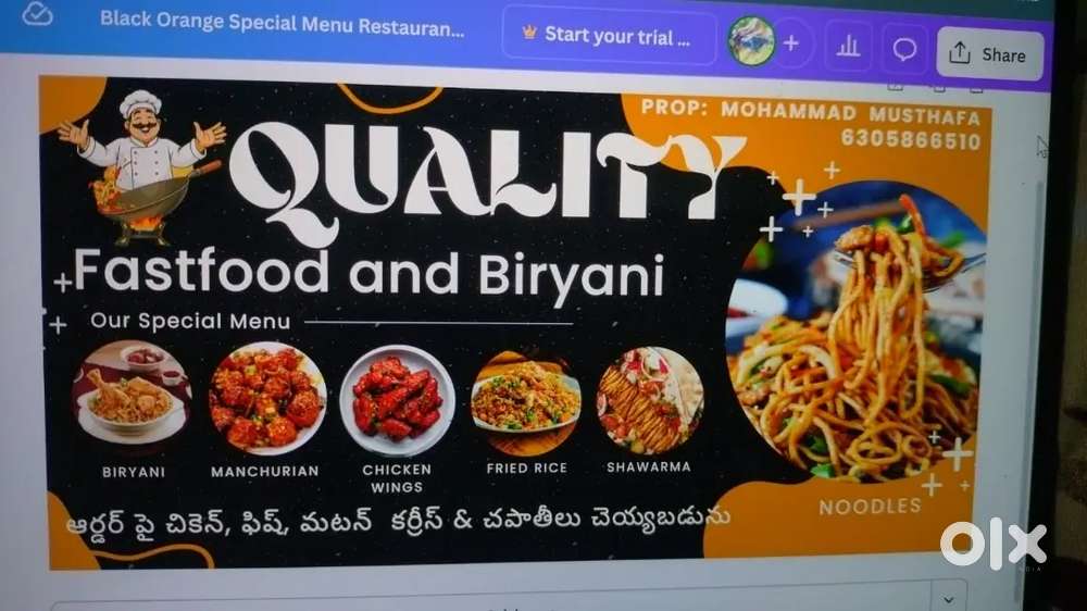 Wanted helper for fast food