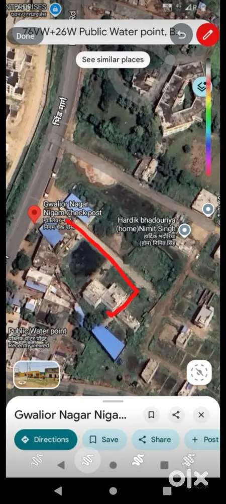 Near highway 40miter plot sale