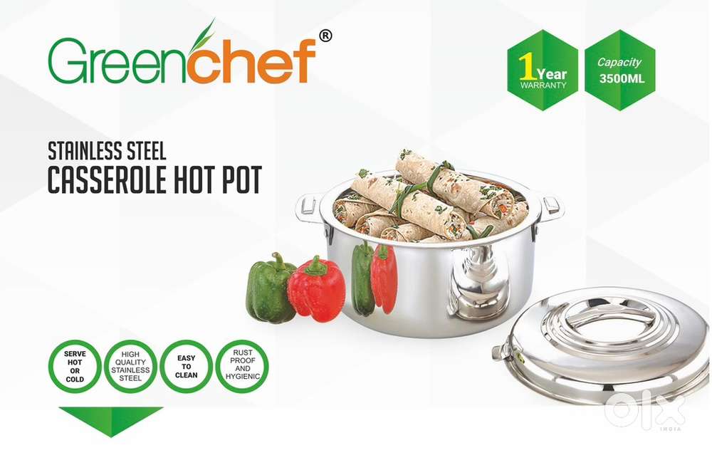 Brand New Greenchef 5000ML Casserole 1 Year Warranty MRP-1999
