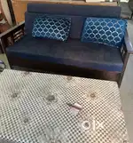 Sofa with center table