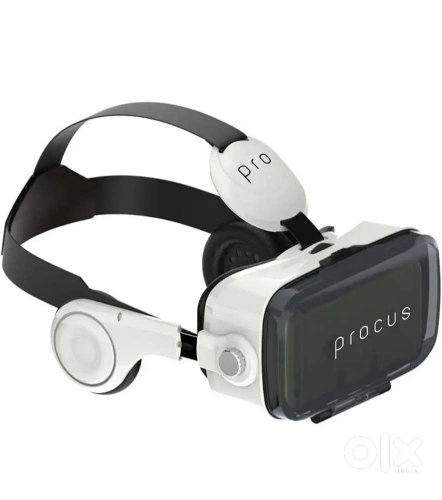 Procus PRO Virtual Reality Headset +Inbuilt Headphones (White)