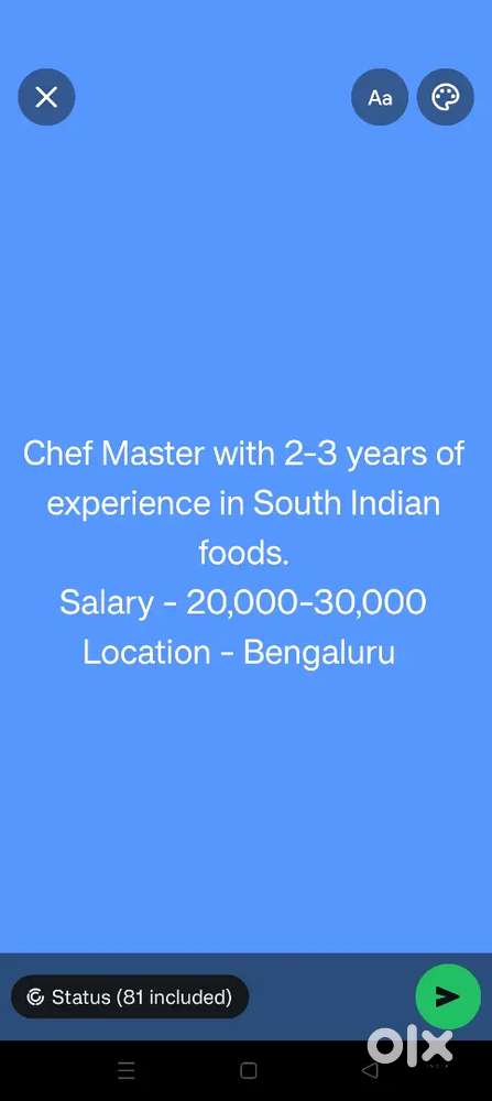 Chef Master and Assistance