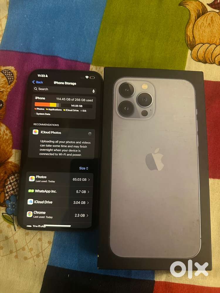 Iphone 13 Pro Max 256 gb with Box and cable