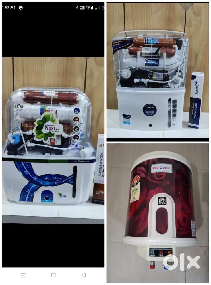 Aqua fresh RO water purifier geyser chimney sales and service Repair