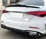 New mercedes benz e class lip spoiler abs piano black