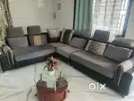 L shape sofa set