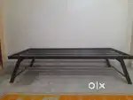Folding Metal Bed  6'1 × 2'2 feet