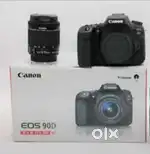 Canon 90D brand new condition  with kit USM 18-155 lens with box