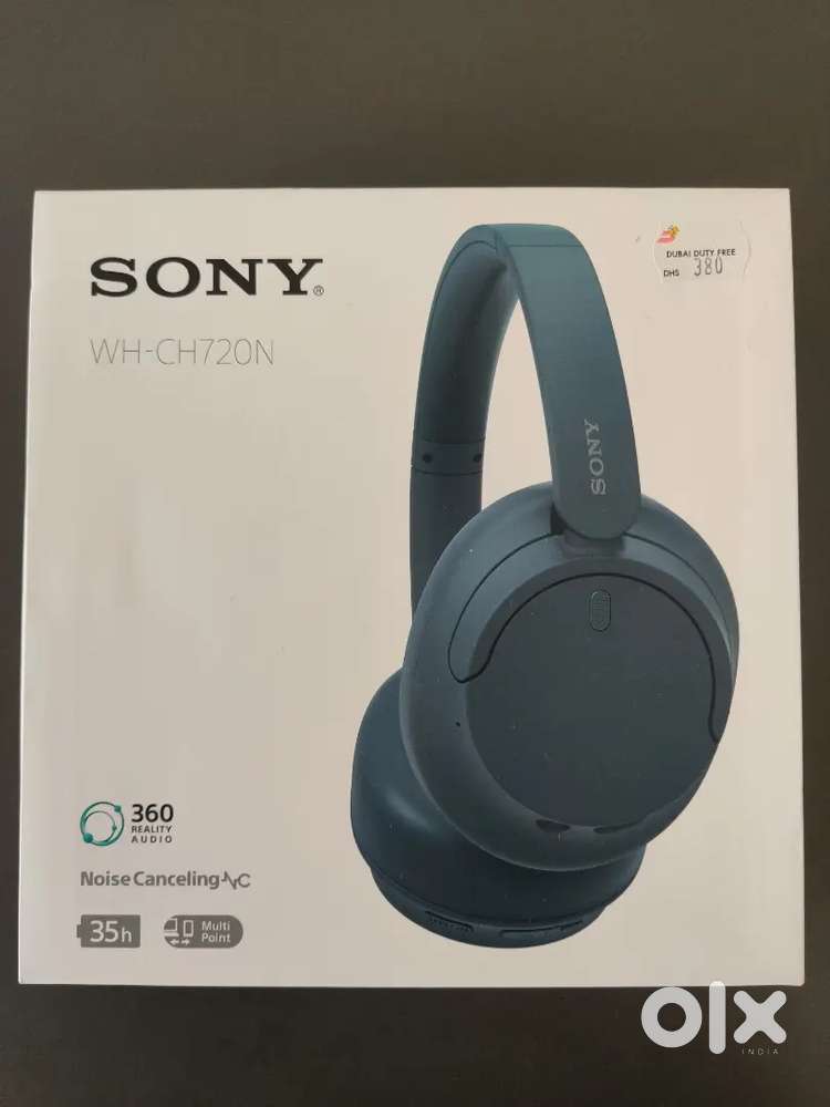 Sony Headphone WH-CH720N, seal packed not used blue colour headphone