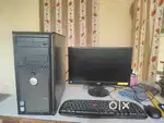 Core 2 Duo.Pc with seperate graphic Card. Pc AOC Monitor keybord mouse