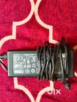 Laptop adaptor and Sony 100w speaker.