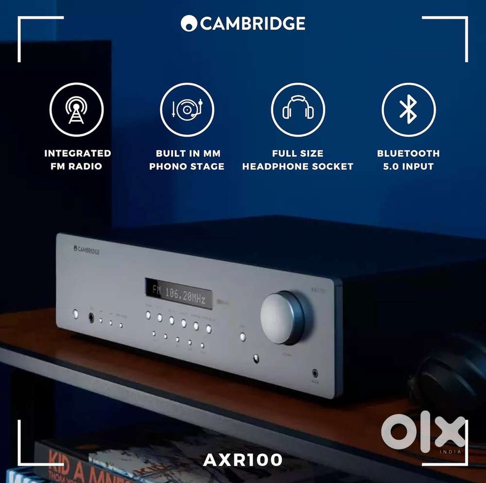 Like New - Cambridge Audio AXR100 Amplifier Inbuilt DAC and Bluetooth