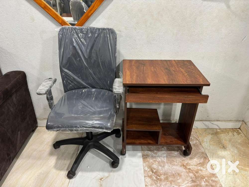 Brand new wooden study table and chair combo