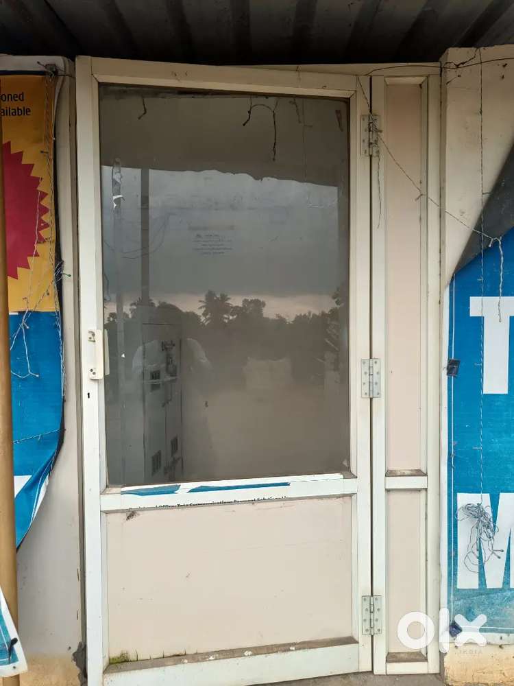 Pvc glass door