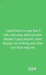 Need fold 4 or else 5 with out inner display