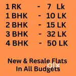 1 RK-1BHK-2BHK-3BHK-4BHK Affordable flat for sale