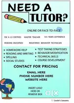 Home tutor / online tutor