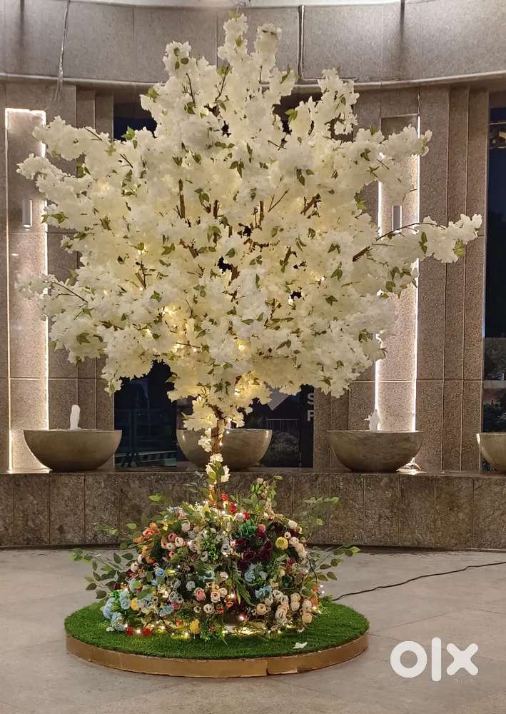 Garden decor flower tree