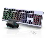 Redgear GC-100 Keyboard and Mouse Set with 3 Mixed LEDs