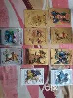 Golden and silver Pokémon card