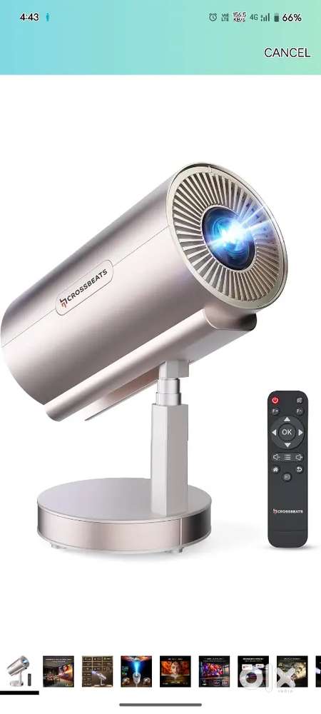 Cross beats projector