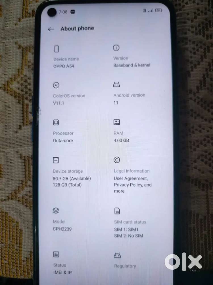 A54 4GB 128GB