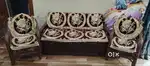 Sofa come bed with two  chairs
