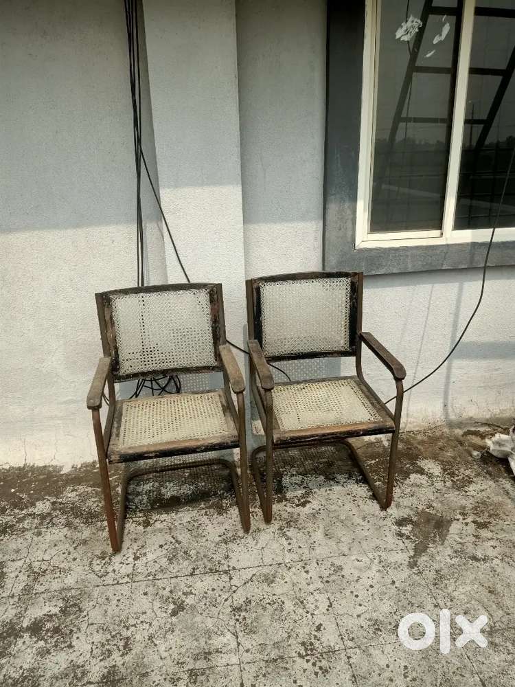 Wooden chairs - 2 nos