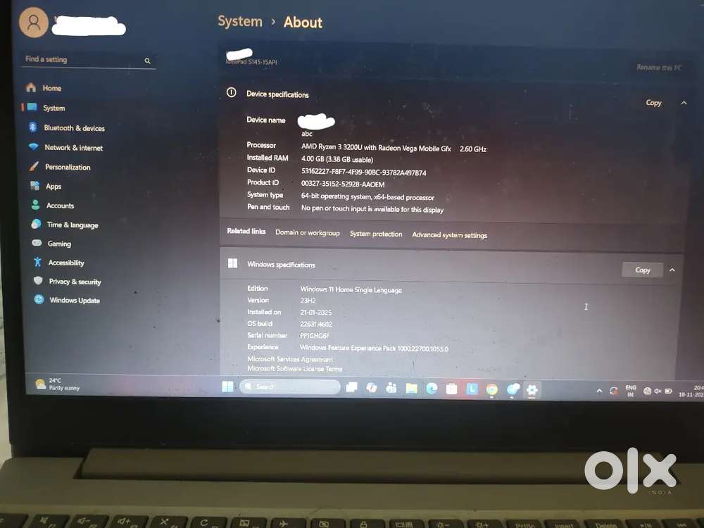 Lenovo IdeaPad s145 laptop