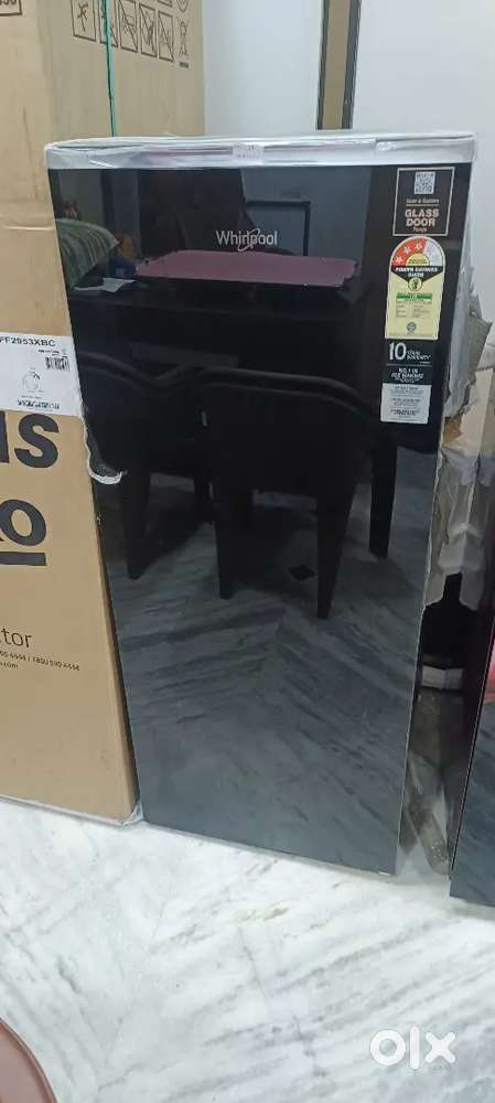 WHIRLPOOL 192L 3STAR SINGAL DOOR GLASS DOOR REFRIGERATOR AVAILABLE