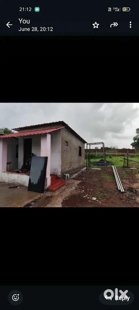 New build house on 150sqmt plot for sale in matne dodamarg