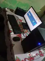 UPS and Dell monitor and CPU Zebronics and keyboard maus