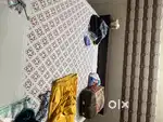Double bed with box