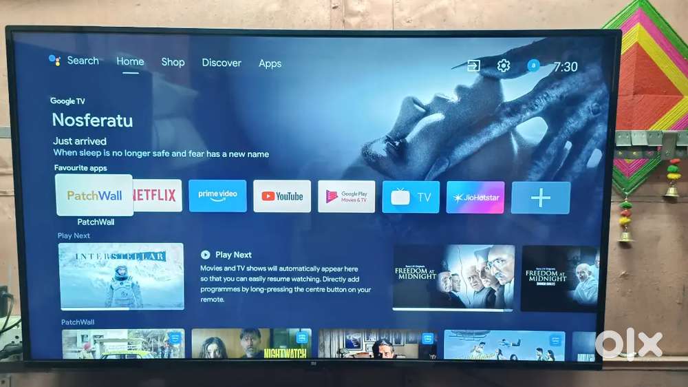 Mi 43 4k ultra HD Android tv voice remote