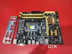 Asus B85M-G motherboard perfect working and new looking condition
