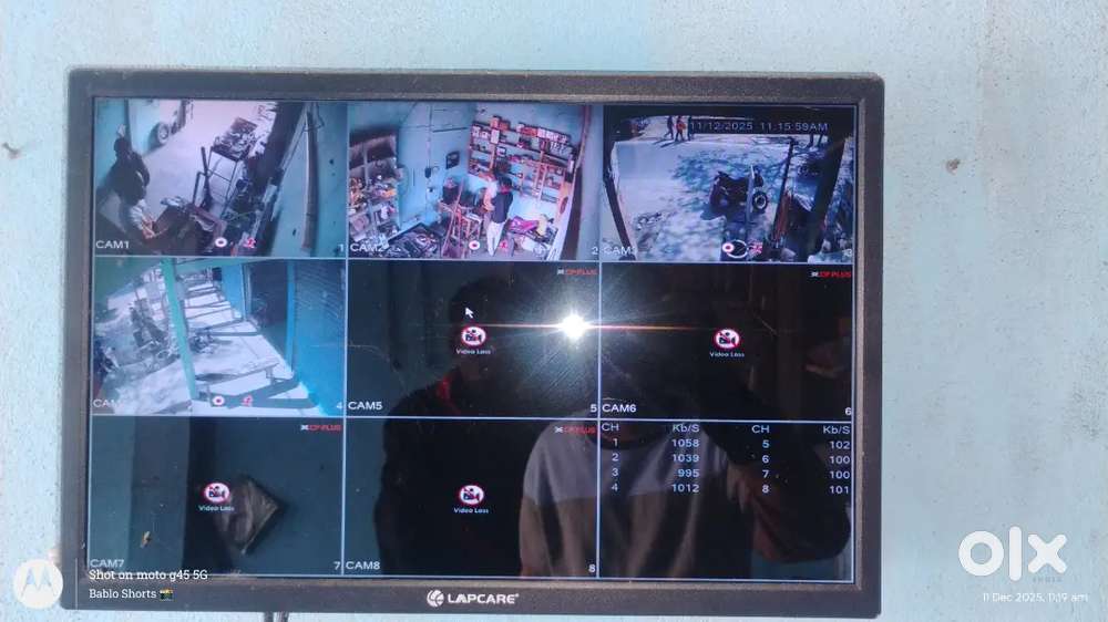 Lapcare Monitar 3Tv Hardik Bullet camera Black & Hoyad