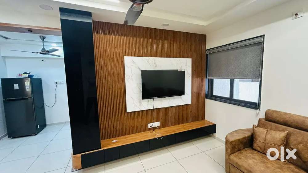 2 BHK flate with fully furnished